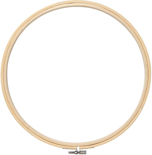 Borduurframe Creativ Company rond 25cm hout 1 Stuk-2
