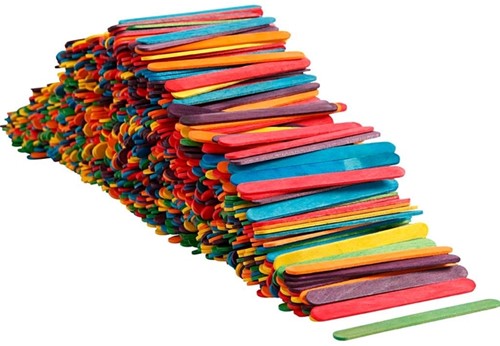 Constructiehoutjes Creativ Company hout 1000 stuks 1000 Stuk