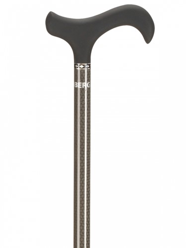 Wandelstok Able2 carbon soft derby handvat zwart-2