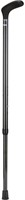Wandelstok Able2 opvouwbaar carbon soft handvat zwart
