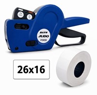 Etiket voor Sato Judo Food 26x16 mm wit permanent-2