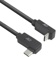 Kabel ACT USB-C hoek links/rechts USB-C hoek boven/beneden 10Gbps 2m
