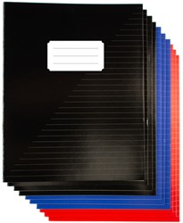 Schrift Kangaro A5 lijn 160pag 60gr 10st assorti 10 Stuk