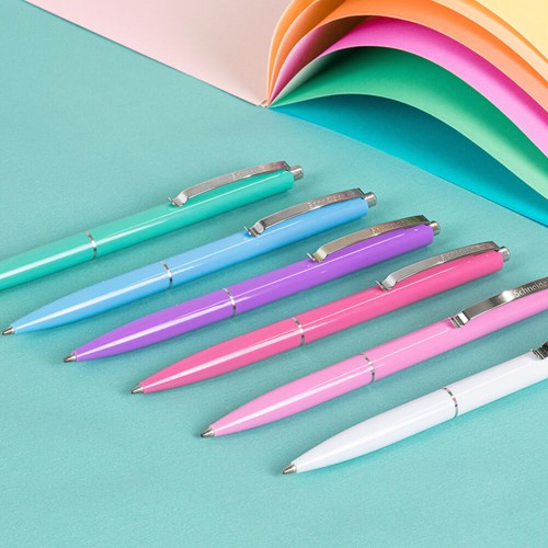 Balpen Schneider K15 M pastel assorti 1 Stuk-1