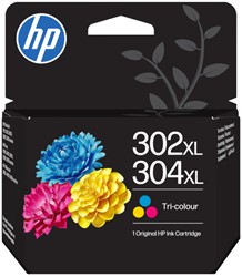 Inktcartridge HP B7RT8AE 302XL/304XL kleur