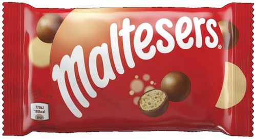 Chocolade Maltesers zak 37 gram