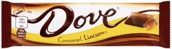 Chocolade Dove liaison caramel reep 50gr