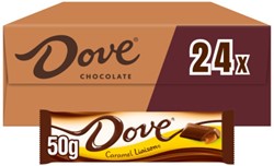 Chocolade Dove liaison caramel reep doos 24 stuks