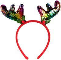 Haarband Decoris kerstthema 6 dessins assorti-6