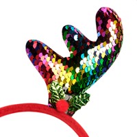 Haarband Decoris kerstthema 6 dessins assorti-7