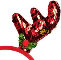 Haarband Decoris kerstthema 6 dessins assorti-9