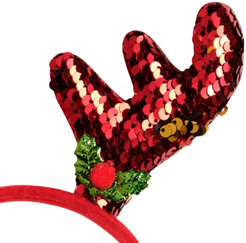 Haarband Decoris kerstthema 6 dessins assorti-9