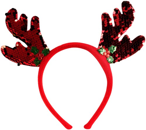 Haarband Decoris kerstthema 6 dessins assorti-10