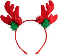 Haarband Decoris kerstthema 6 dessins assorti-12