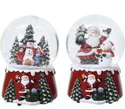Muziekdoos Decoris kerstthema assorti
