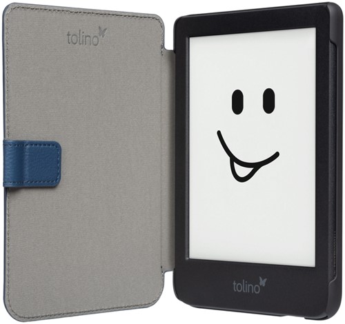 E-reader beschermhoes Tolino Shine slimfit ess. blauw-1