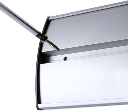 Informatiebord Office Curved A6 zilver-1