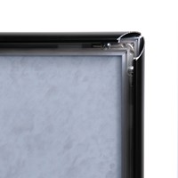 Menustandaard Office Design rechte hoeken A4 25mm zwart-2