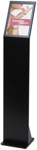 Menustandaard Office magnetisch acryl vak A4 zwart-2