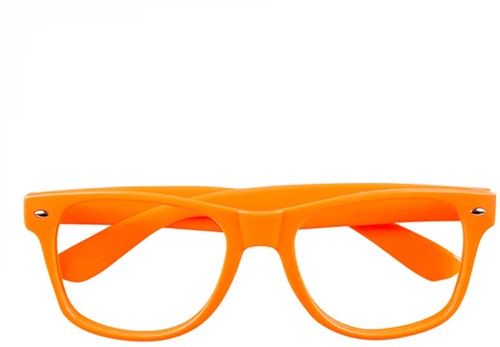 Partybril Oranje