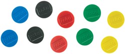 Magneet Nobo 38mm assorti 10 stuks