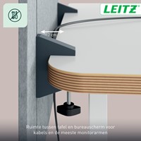 Bureauscherm Leitz in hoogte verstelbaar 70x60cm-6