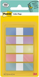 Indextabs Post-it 683-5PASTEL 11,9x43,2mm small 100 tabs