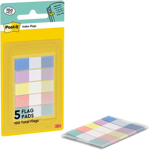 Indextabs Post-it 683-5PASTEL 11,9x43,2mm small 100 tabs-3