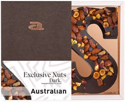 Chocoladeletter Australian noten puur S