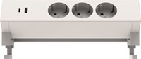 Stekkerdoos Euroseats opbouw 3 voudig USB A+C wit-3