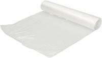 Afvalzak Hynex 50x55cm HDPE recycled T15 25L transparant rol à 50 stuks-2
