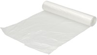 Afvalzak Hynex 45x50cm HDPE recycled T15 20L transparant rol à 50 stuks-2
