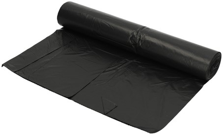 Afvalzak Hynex 60x80cm HDPE recycled T25 60L zwart rol à 25 stuks-2