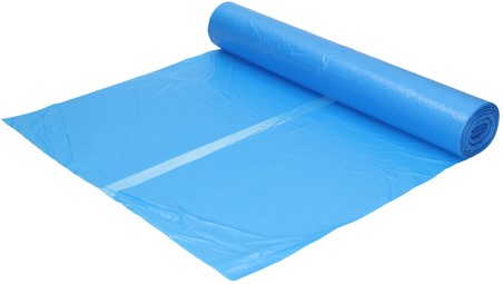 Afvalzak Hynex 70x110cm HDPE recycled T25 120L blauw rol à 25 stuks-2