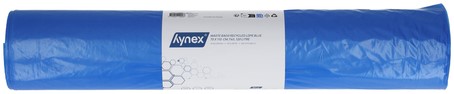 Afvalzak Hynex 70x110cm LDPE recycled T40 120L blauw rol à 20 stuks-1