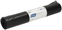 Afvalzak Hynex 60x80cm LDPE recycled T60 60L zwart rol à 20 stuks-2