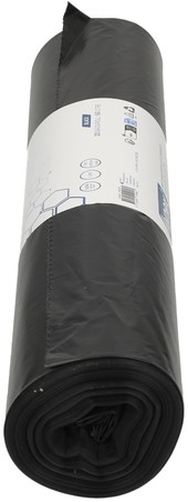 Afvalzak Hynex 60x80cm LDPE recycled T60 60L zwart rol à 20 stuks-3
