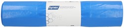 Afvalzak Hynex 65/25x135cm LDPE recycled T80 240L blauw rol à 10 stuks