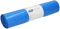Afvalzak Hynex 65/25x135cm LDPE recycled T80 240L blauw rol à 10 stuks-2