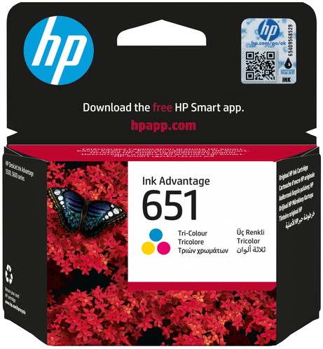 Inktcartridge HP C2P11A 651 kleur