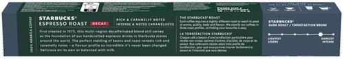 Koffiecups Starbucks espresso roast decaf 10 stuks-1