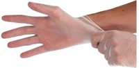 Handschoen CMT S vinyl poedervrij wit 100 stuks-1