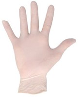 Handschoen CMT M latex poedervrij wit 100 stuks-2