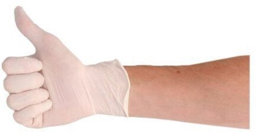 Handschoen CMT M latex poedervrij wit 100 stuks-3