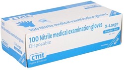 Handschoen CMT XL soft nitril blauw 100 stuks