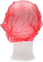 Haarnet CMT bouffant non-woven XL 58cm PP rood 100 stuks-3
