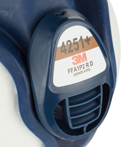 Mondmasker 3M met geïntegreerde filters 4251+, A1P2 organische dampen-4