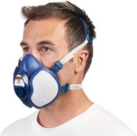 Mondmasker 3M met geïntegreerde filters 4251+, A1P2 organische dampen-5