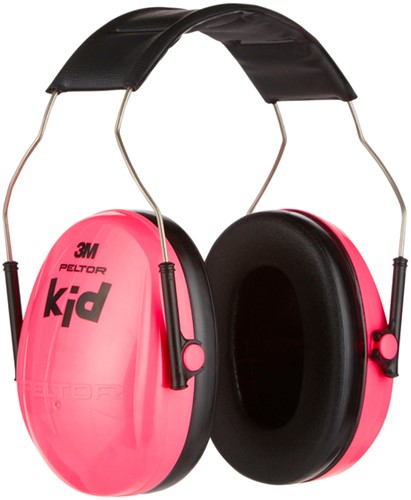 Oorkap 3M Peltor voor kinderen  H510AK 87-98 dB roze-1