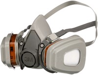 Mondmasker 3M met vervangbare filters 6002KIT-1, A2P2 organische dampen-3